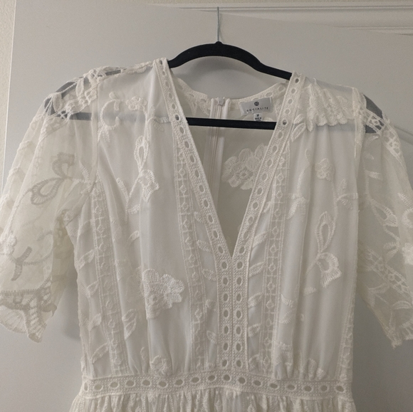 Nordstrom Socialite Lace Overlay Romper - Picture 2 of 3